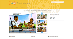 Desktop Screenshot of cameroon.unfpa.org
