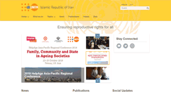 Desktop Screenshot of iran.unfpa.org