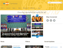 Tablet Screenshot of cambodia.unfpa.org