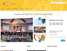 Tablet Screenshot of bolivia.unfpa.org