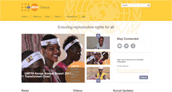 Desktop Screenshot of kenya.unfpa.org