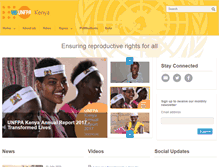 Tablet Screenshot of kenya.unfpa.org