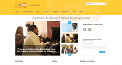 Desktop Screenshot of guatemala.unfpa.org